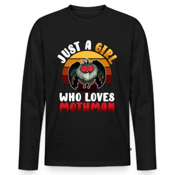 Cryptid Cryptozoology - Men's Premium Organic Long Sleeve Shirt - black - Front - Nico (187cm)