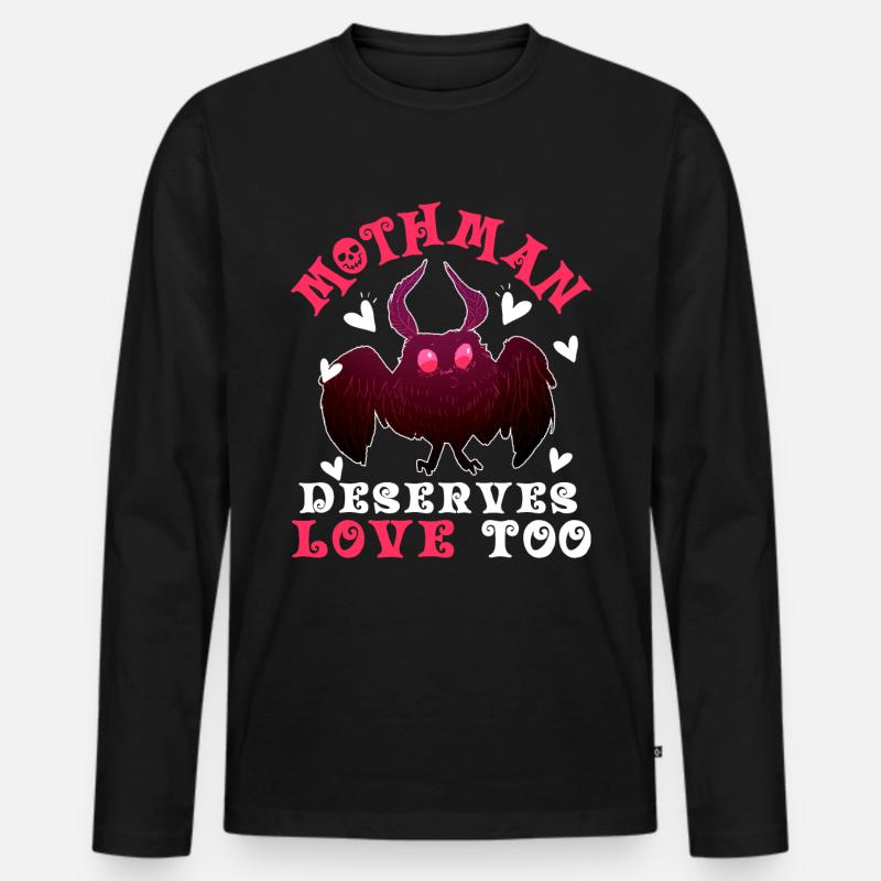 Kryptide Kryptozoologie - Männer Premium Bio Langarmshirt - Schwarz