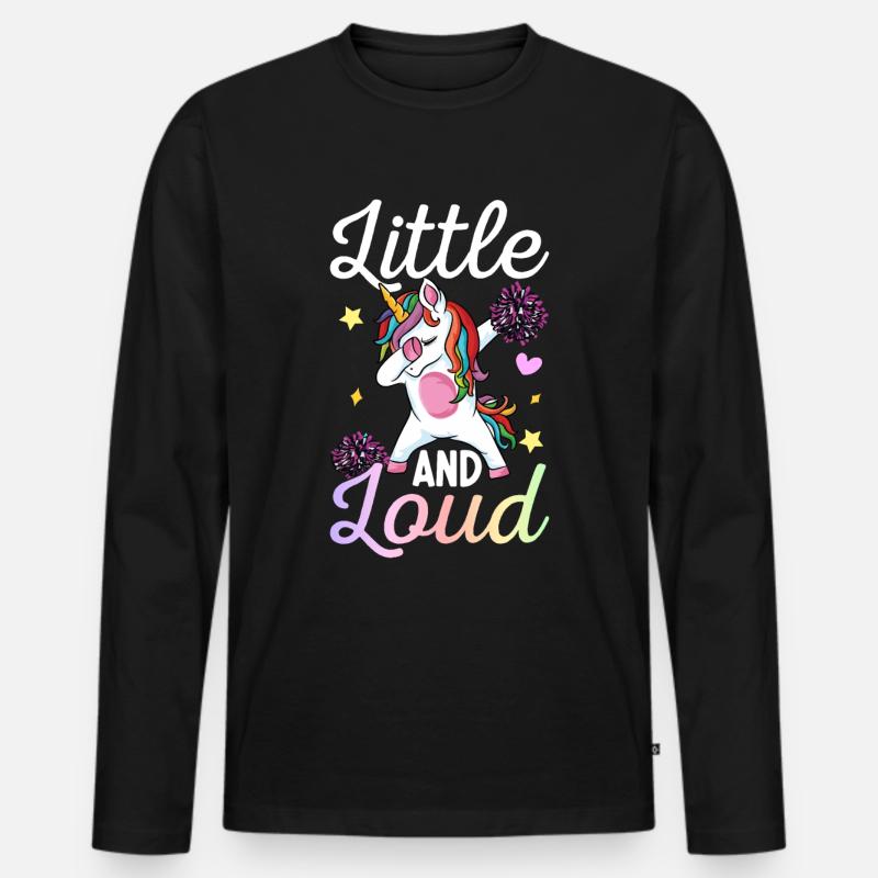 Cheerleading Cheerleader Cheer - Männer Premium Bio Langarmshirt - Schwarz