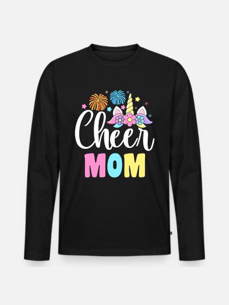 Cheerleading Cheerleader - Männer Premium Bio Langarmshirt - Schwarz