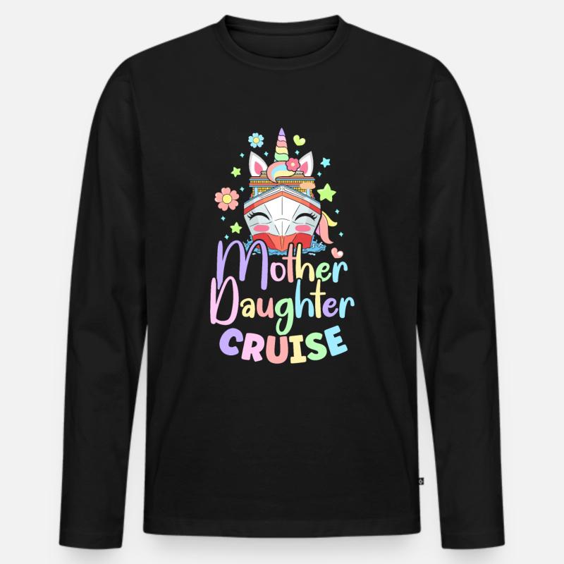 Kreuzfahrt-Urlaub - Männer Premium Bio Langarmshirt - Schwarz