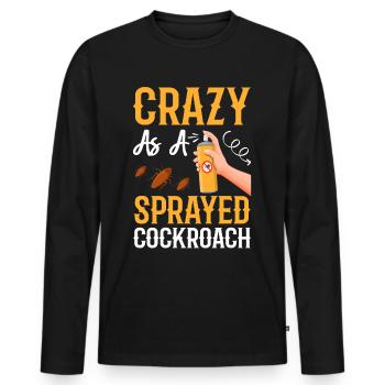 Funny Southern Slang Country - Men's Premium Organic Long Sleeve Shirt - black - Front - Nico (187cm)