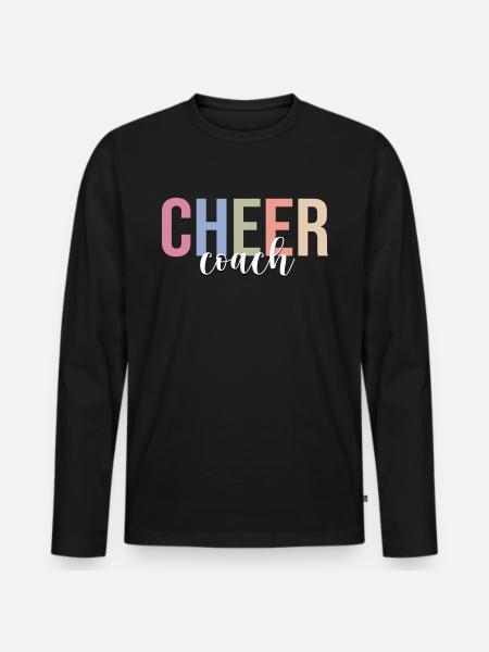 Cheerleading Cheerleaders - Men's Premium Organic Long Sleeve Shirt - black