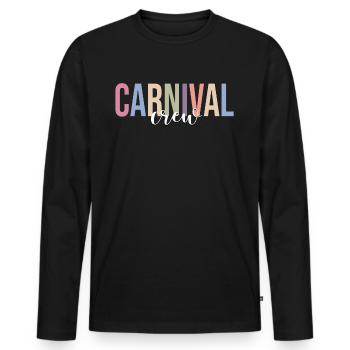 Circus Carnival Circus Lover Funny Circus - Men's Premium Organic Long Sleeve Shirt - black - Front - Nico (187cm)