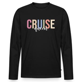 Cruise Holiday Cruise Cruise Ship - Men's Premium Organic Long Sleeve Shirt - black - Front - Nico (187cm)