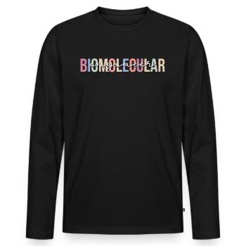 Technologie BME - T-shirt manches longues Premium bio Homme - noir - Devant - Nico (187cm)