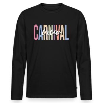 Circus Carnival Circus Lover Funny Circus - Men's Premium Organic Long Sleeve Shirt - black - Front - Nico (187cm)