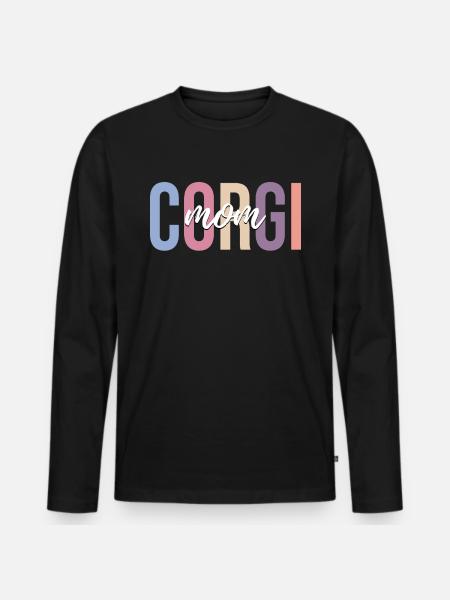 Dog lover - Men's Premium Organic Long Sleeve Shirt - black