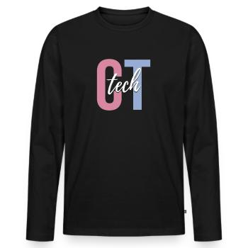 Radiologie Radiologe Rad Tech Nukleare Strahlung - Männer Premium Bio Langarmshirt - Schwarz - Vorne - Nico (187cm)