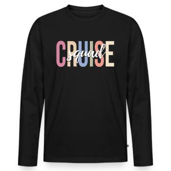 Cruise Holiday Cruise Cruise Ship - Men's Premium Organic Long Sleeve Shirt - black - Front - Nico (187cm)