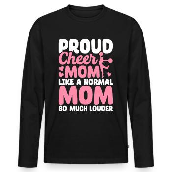 Lustiges Cheerleading Cheerleader Cheer Squad Chee - Männer Premium Bio Langarmshirt - Schwarz - Vorne - Nico (187cm)