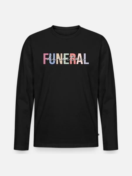 Funeral directors Last Responder Undertakers Le - Men's Premium Organic Long Sleeve Shirt - black