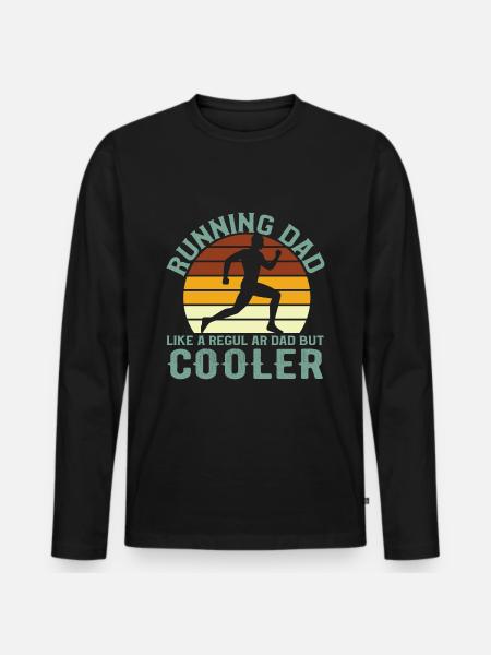 Father Father Father - Men's Premium Organic Long Sleeve Shirt - black