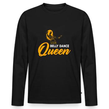 Danse danse danse Danse Oriental - T-shirt manches longues Premium bio Homme - noir - Devant - Nico (187cm)