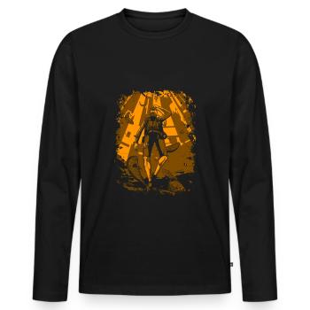 Plongée sous-marine plongée sous-marine plongée sous-marine - T-shirt manches longues Premium bio Homme - noir - Devant - Nico (187cm)