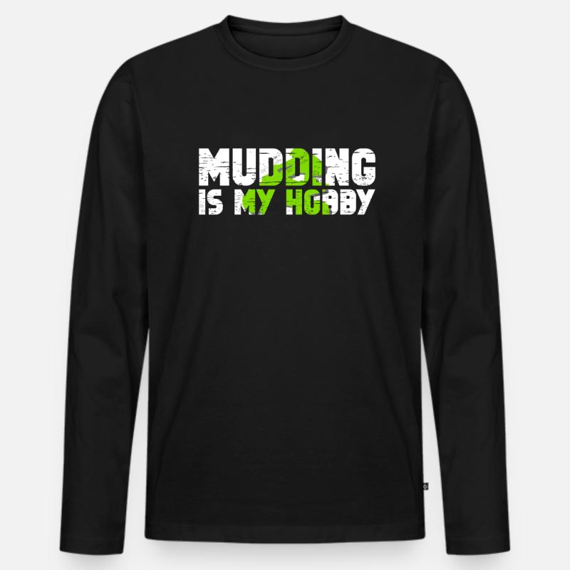 Quad Quadfahrer - Männer Premium Bio Langarmshirt - Schwarz