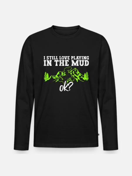 Quadfahren Quadfahrer Quad - Men's Premium Organic Long Sleeve Shirt - black