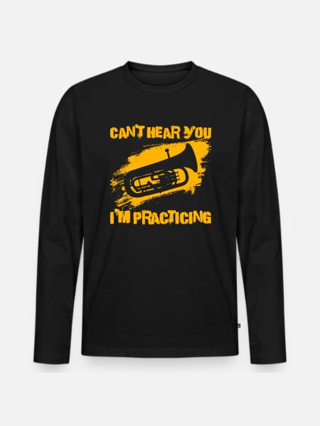 Euphoniumist Design Für Euphonium - Men's Premium Organic Long Sleeve Shirt - black