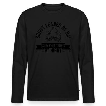 Pfadfinderleiter-design Für Einen - Männer Premium Bio Langarmshirt - Schwarz - Vorne - Nico (187cm)
