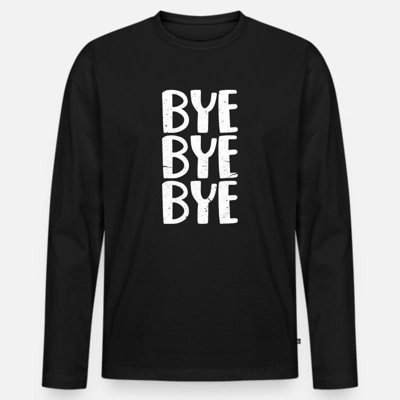 Nsync - Männer Premium Bio Langarmshirt - Schwarz