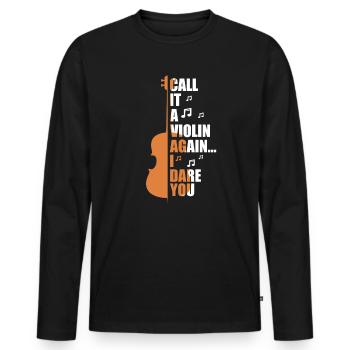alto - T-shirt manches longues Premium bio Homme - noir - Devant - Nico (187cm)