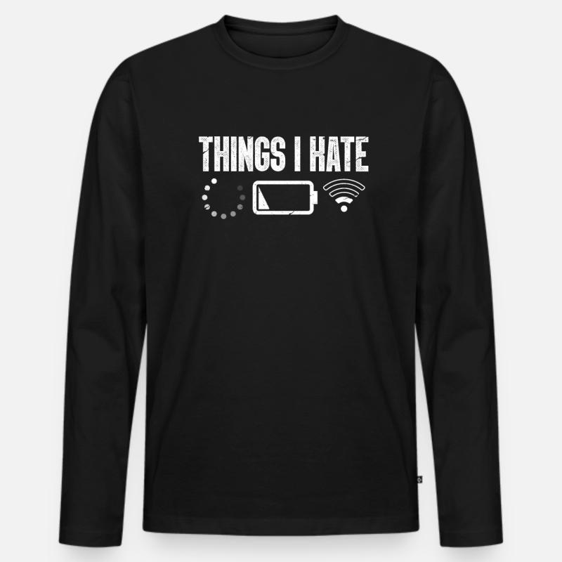 Computer internet programmer computer science Men's Premium Organic Long Sleeve Shirt
