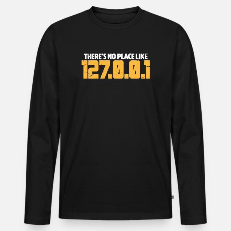 Programmierer Code Informatik Coder Geschenk Männer Premium Bio Langarmshirt