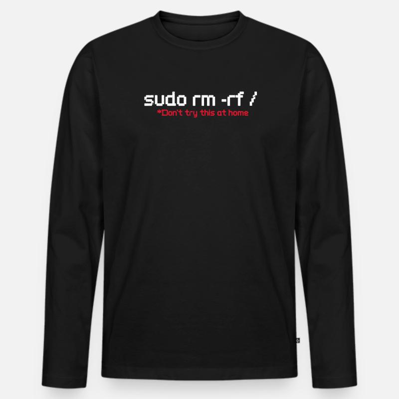 Programmeur code cadeau codeur informatique - T-shirt manches longues Premium bio Homme - noir