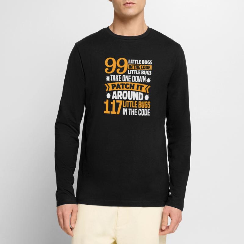 Programmierer Code Informatik Coder Geschenk Männer Premium Bio Langarmshirt