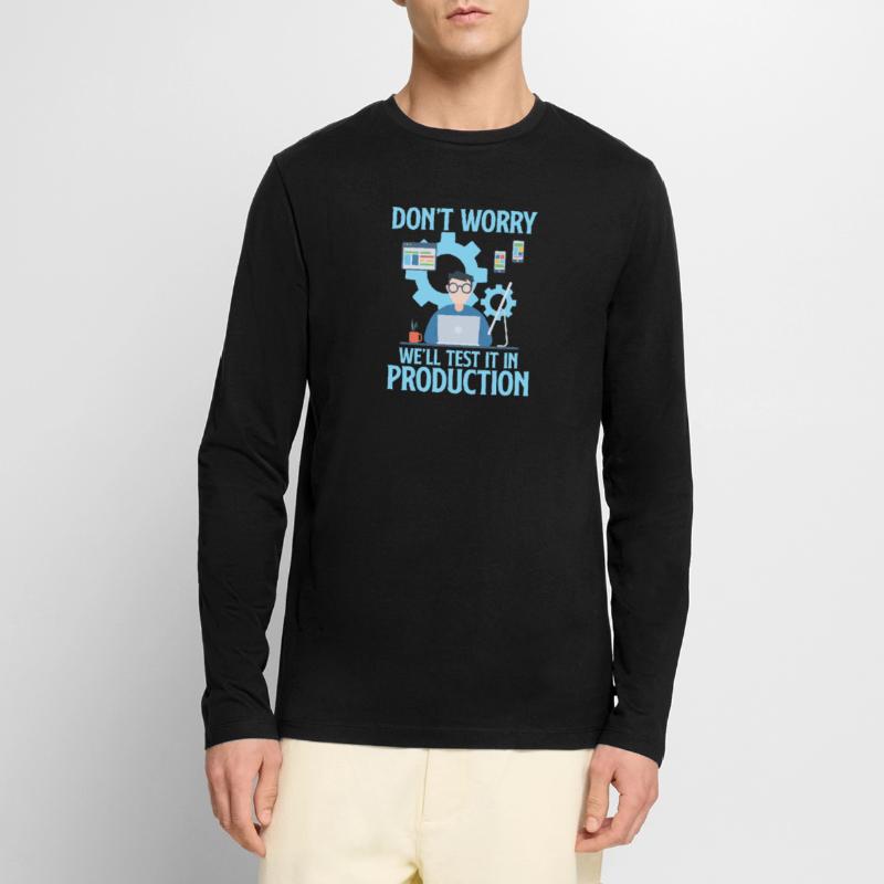 Programmierer Code Informatik Coder Programmieren Männer Premium Bio Langarmshirt