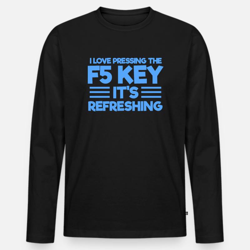 Programmierer - Männer Premium Bio Langarmshirt - Schwarz