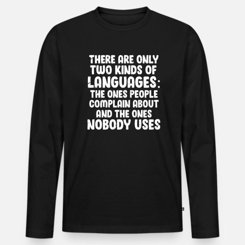 Programmierer Code Informatik Coder Programmieren Männer Premium Bio Langarmshirt