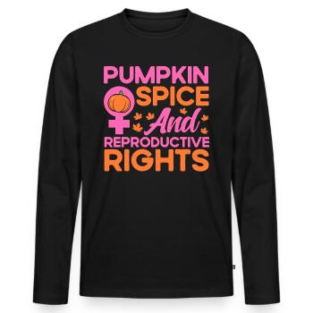 Droits des femmes Autonomisation féministe - T-shirt manches longues Premium bio Homme - noir - Devant - Nico (187cm)