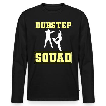 Dubstep-Liebhaber Tanz-Entertainer - Männer Premium Bio Langarmshirt - Schwarz - Vorne - Nico (187cm)