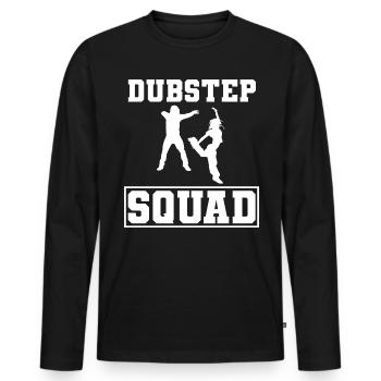 Dubstep-Liebhaber Tanz-Entertainer - Männer Premium Bio Langarmshirt - Schwarz - Vorne - Nico (187cm)
