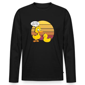 J’ai eu la chirurgie plastique fait cadeau chirurgien cosémétique - T-shirt manches longues Premium bio Homme - noir - Devant - Nico (187cm)