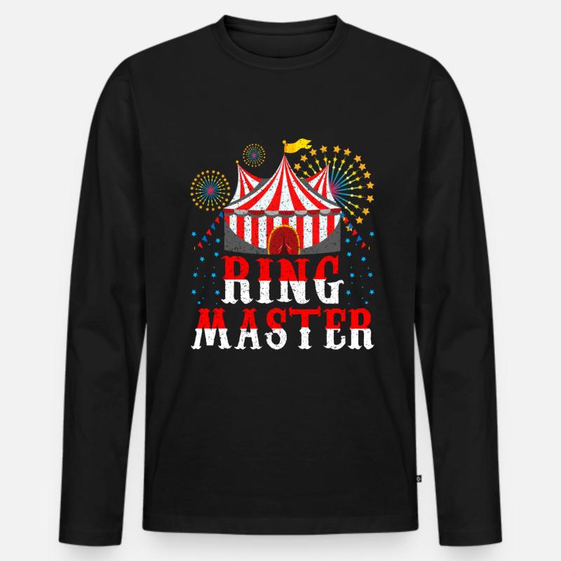 Circo - Maglia a manica lunga ecologica premium da uomo - nero