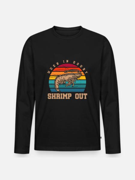 Jiu Jitsu kampsport - Ekologisk långärmad premium-T-shirt herr - svart