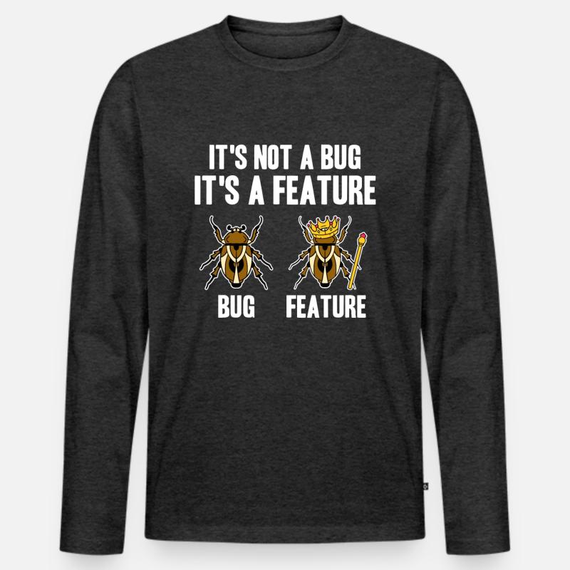 Programmeurs Informaticiens Nerd IT Admin Coder EDV T-shirt manches longues Premium bio Homme