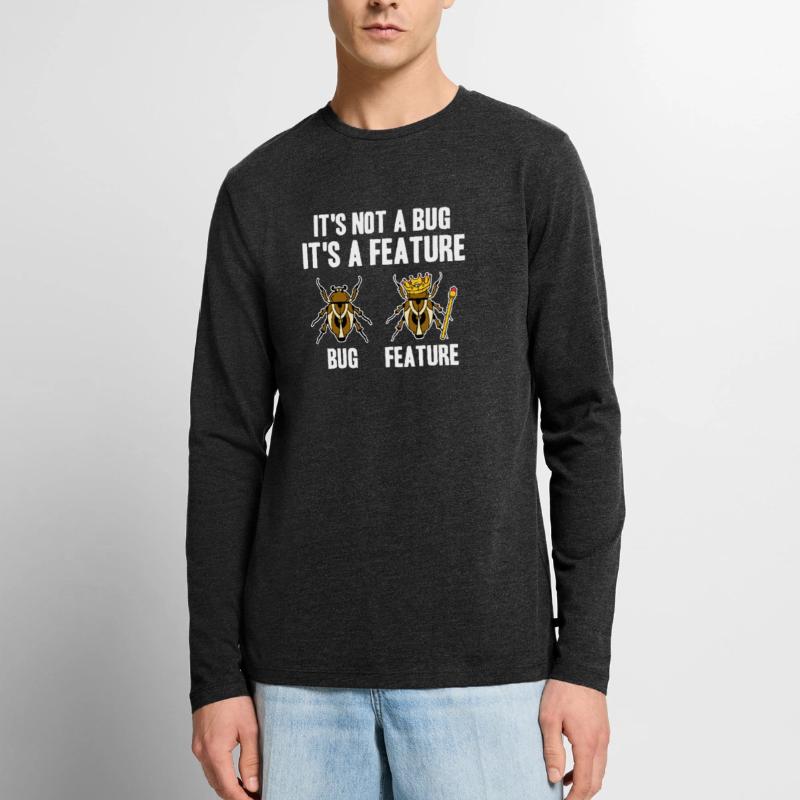 Programmeurs Informaticiens Nerd IT Admin Coder EDV T-shirt manches longues Premium bio Homme