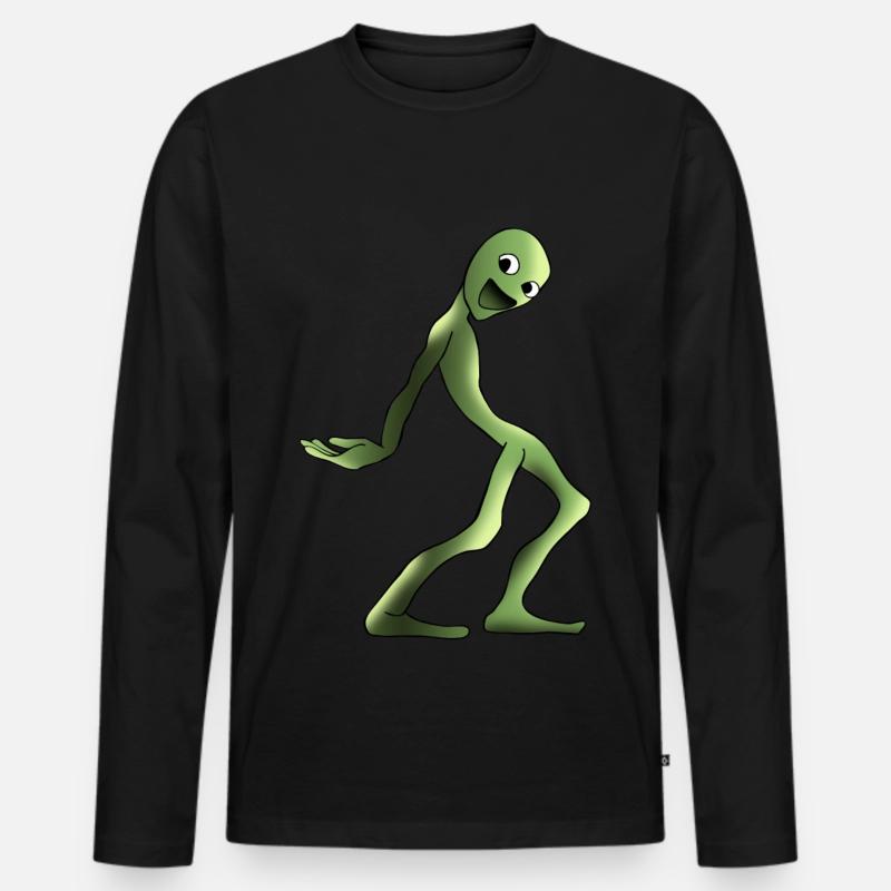 Cosita Alien Dance Frog Dance Gift - Maglia a manica lunga ecologica premium da uomo - nero