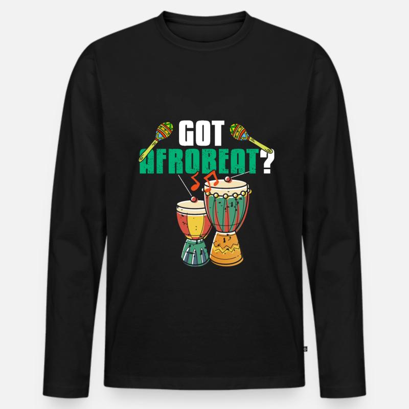 Got Afrobeat? - Männer Premium Bio Langarmshirt - Schwarz