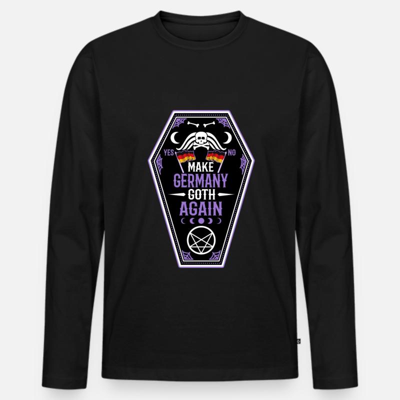 Make Germany goth again - Men's Premium Organic Long Sleeve Shirt - black