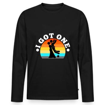 I Got One Braut - Männer Premium Bio Langarmshirt - Schwarz - Vorne - Nico (187cm)