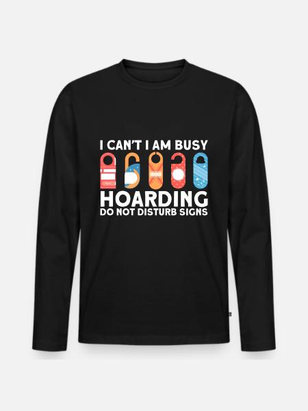 Collect Holiday Collection Gift - Men's Premium Organic Long Sleeve Shirt - black