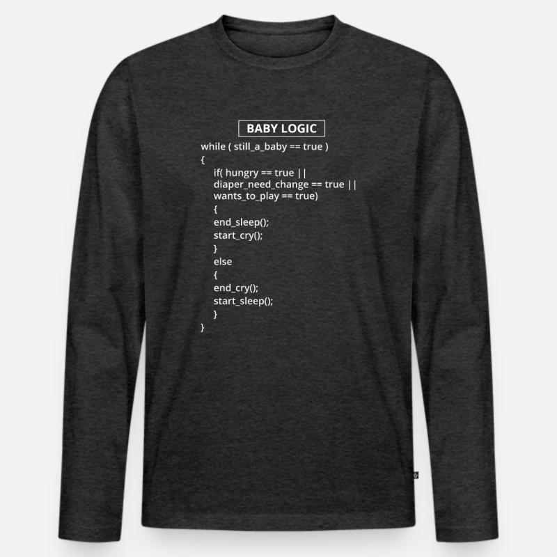 Computerprogrammierer Codierer Software Engineers Geschenk Männer Premium Bio Langarmshirt