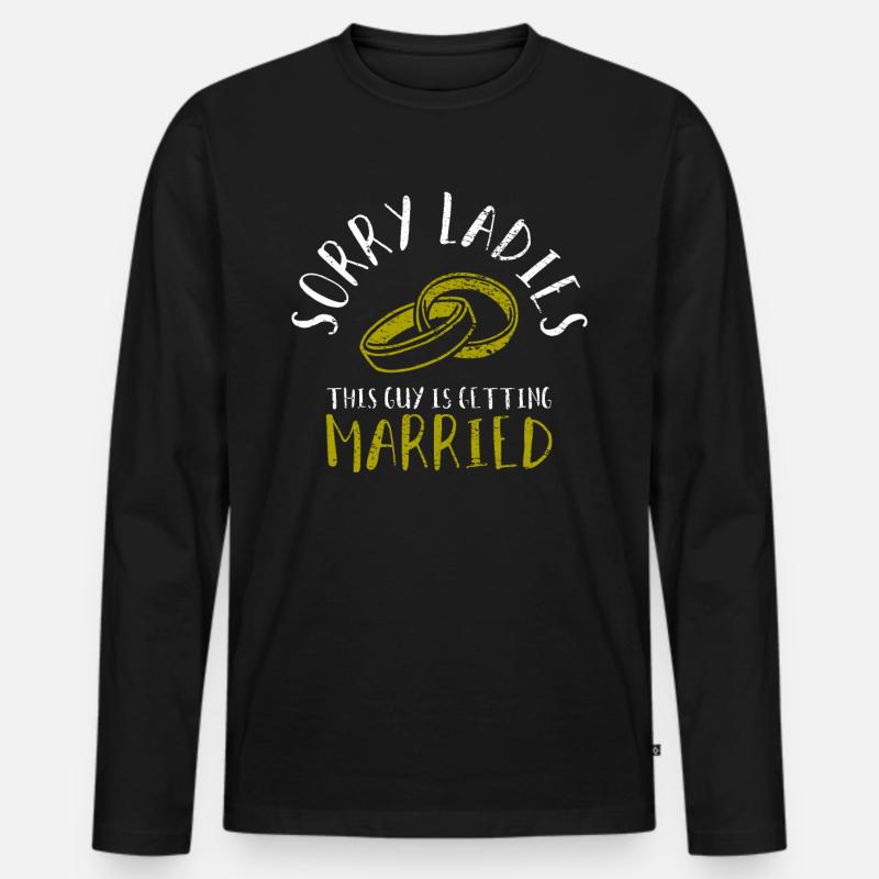 Bachelor Party - Männer Premium Bio Langarmshirt - Schwarz