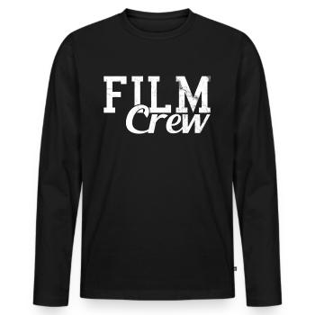 Directed movie television actor - Men's Premium Organic Long Sleeve Shirt - black - Front - Nico (187cm)