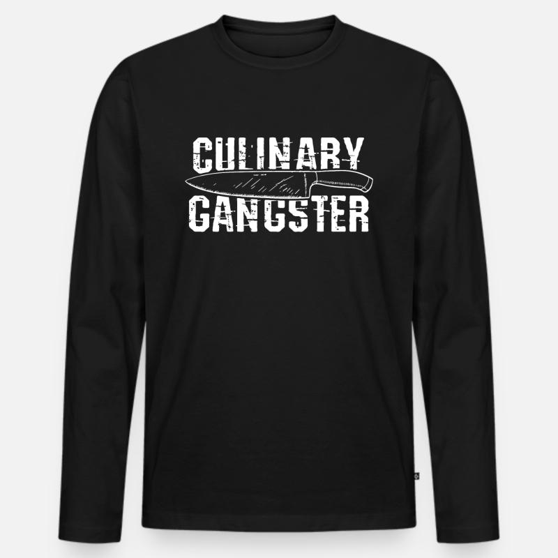 Koch Kochen Koechin - Männer Premium Bio Langarmshirt - Schwarz