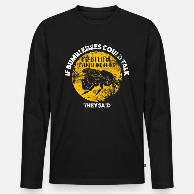 Hummel - Männer Premium Bio Langarmshirt - Schwarz